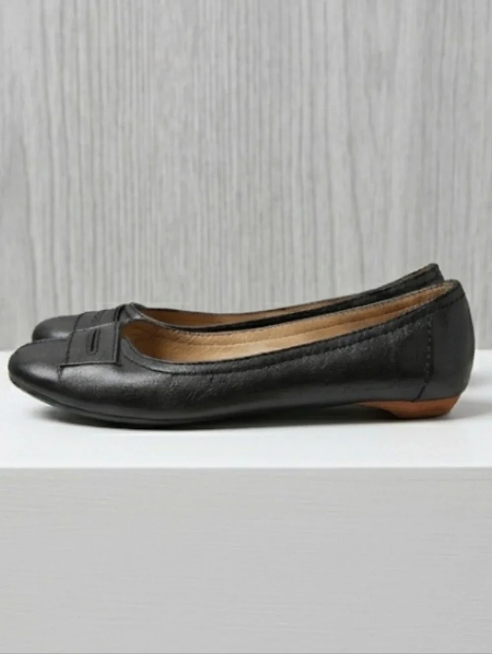 Chloe Black Ballet Flats Leather EU 38 US 7.5 Classic Chloé - Picture 1 of 11